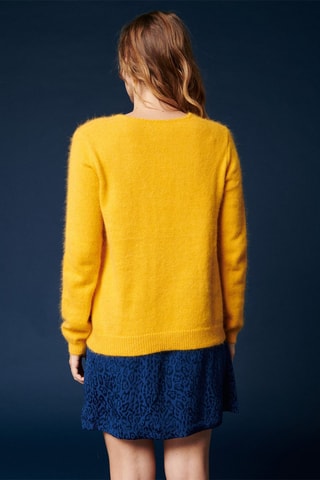 Pull en angora Malina - Moutarde