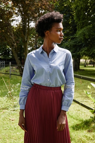 Blouse Caline - Hemelsblauw