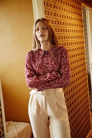 Blouse Carato - Bordeauxrood