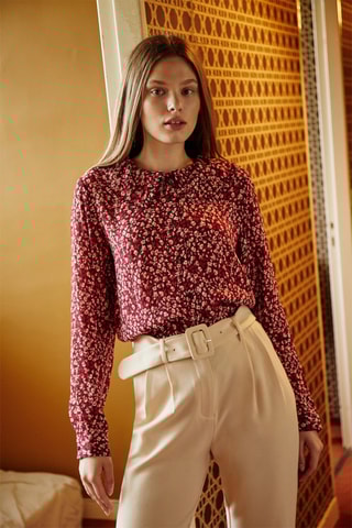 Blouse Carato - Bordeauxrood