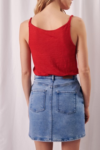 Linnen Hemd - 
Rood