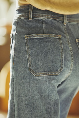 Jeans hoge taille Perle - Blauw