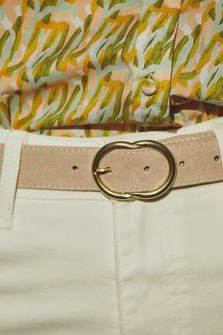 Leren Riem Helene - Beige