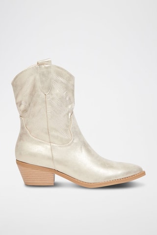 Leren Enkellaarzen Hippinor - Beige