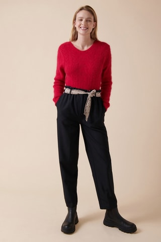 Pull en angora Mesra - Rouge