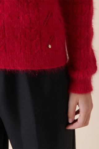 Pull en angora Mesra - Rouge