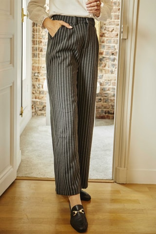 Broek Hoge Taille Phoebe - Zwart
