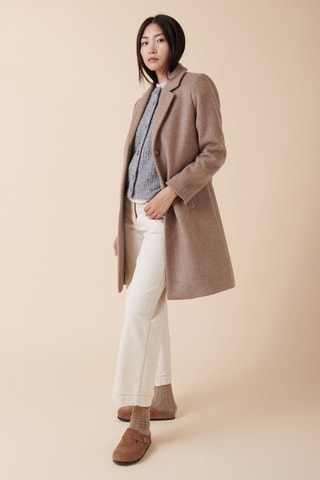 Wollen Jas Laurent - Taupe