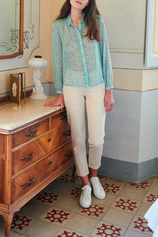 Blouse - 
Groen