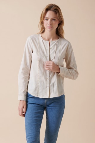 Linnen Blouse Chapada - Wit