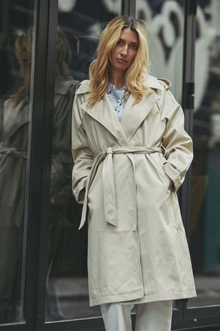 Trenchcoat Leontine - Ecru