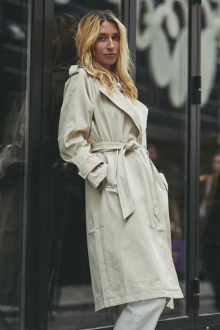 Trenchcoat Leontine - Ecru