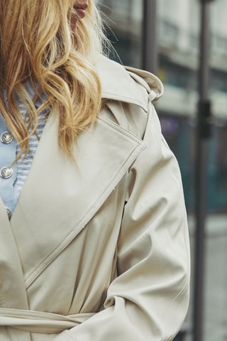 Trenchcoat Leontine - Ecru