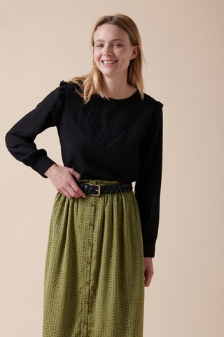 Top Toressa - Zwart