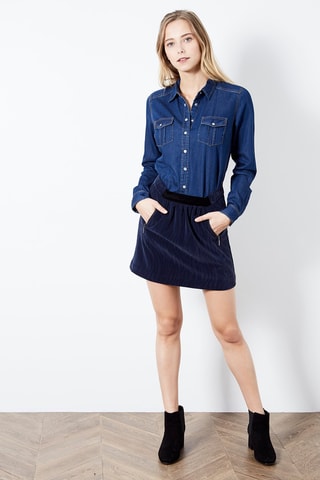 Spijkerblouse  Blauw