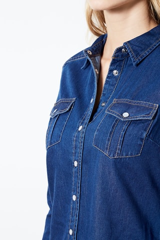 Spijkerblouse  Blauw