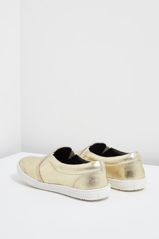Leren Slip-ons Goudkleurig - Karl Marc John