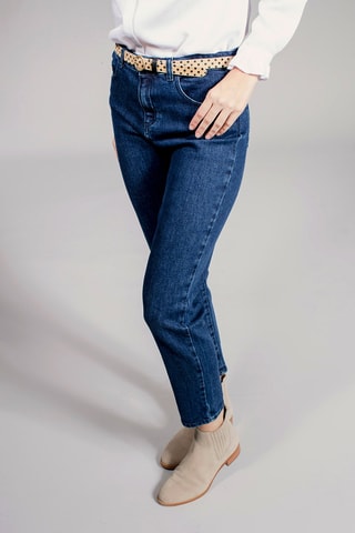 7/8 Rechte Jeans Precieux Marineblauw