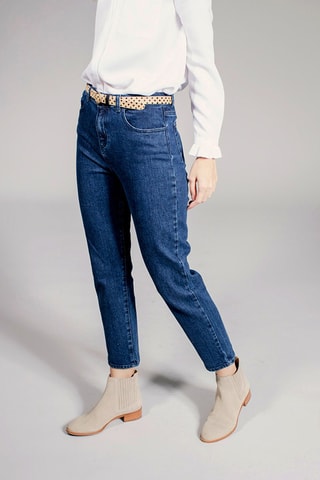 7/8 Rechte Jeans Precieux Marineblauw