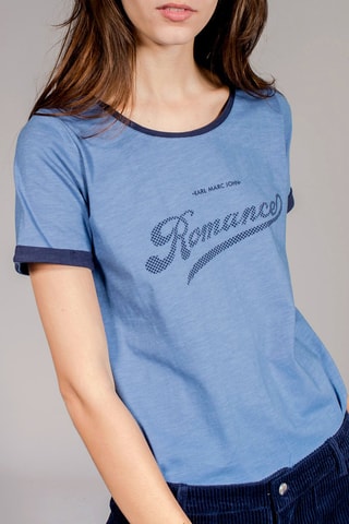 T-shirt Ambiance Lichtblauw