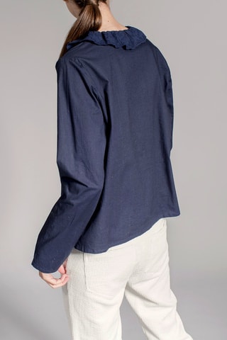 Blouse Coquette Marineblauw