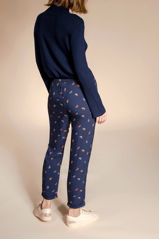 Pantalon casual 7/8 Pompidou - Bleu marine