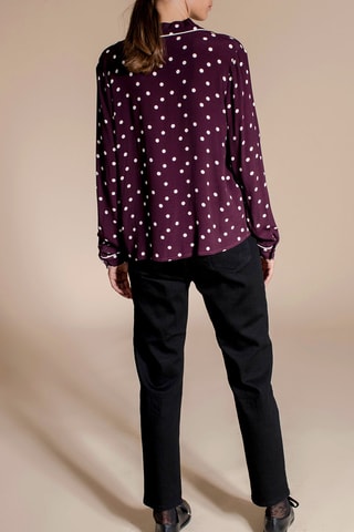 Blouse Clindoeil Bordeauxrood