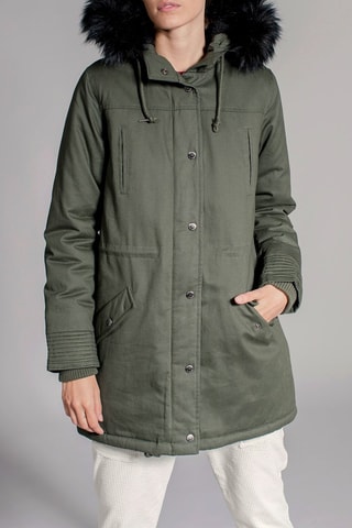Parka met Capuchon Lydiane Kaki
