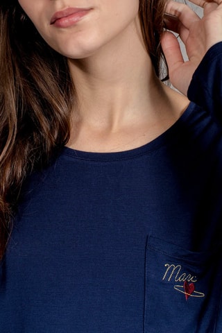 T-shirt Anoa Marineblauw