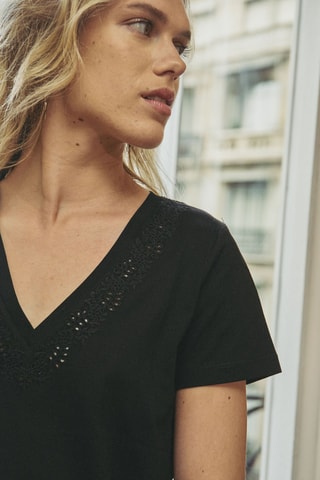 T-shirt Antoine - Zwart