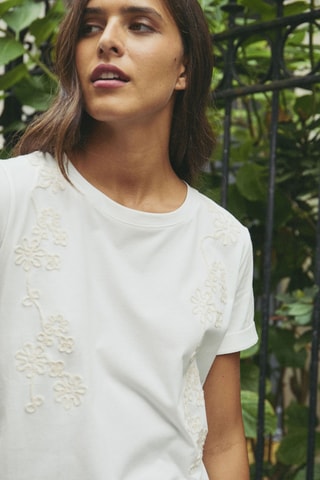 T-shirt Arlette - Wit