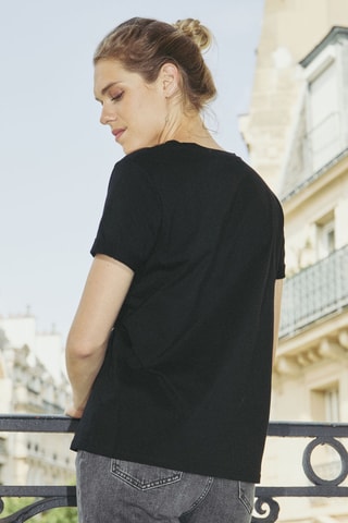 T-shirt Arlette - Zwart