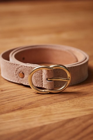 Nubuck Riem Helene - Beige