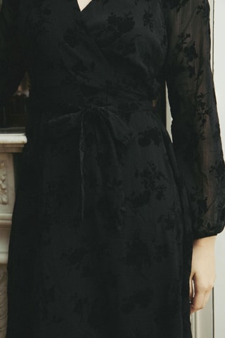 Lange Jurk Ruth - Zwart