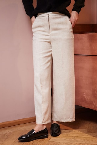 Pantalon Palme en lin - Beige