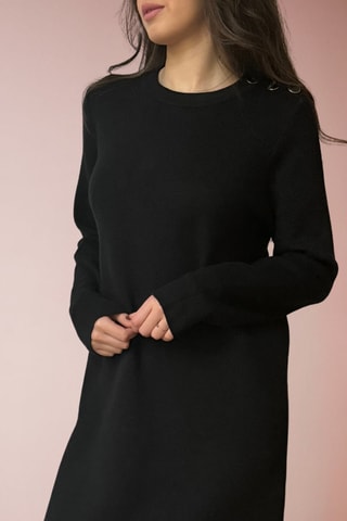 Trui-jurk Rachelie - Zwart