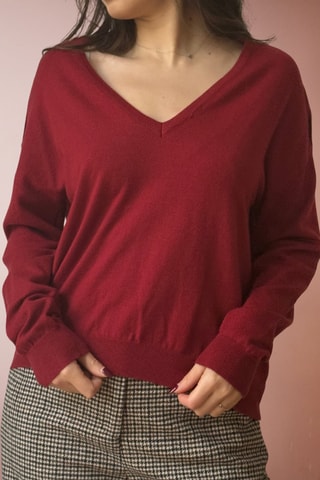 Trui Maris - Bordeauxrood
