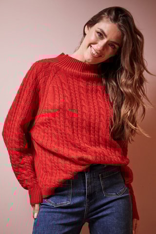 Wollen Trui Maylisse - Rood