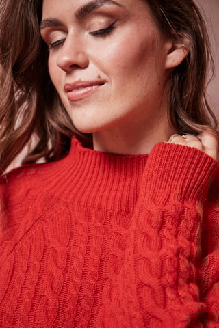 Wollen Trui Maylisse - Rood