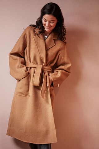 Wollen Jas Laurenzo - Camel