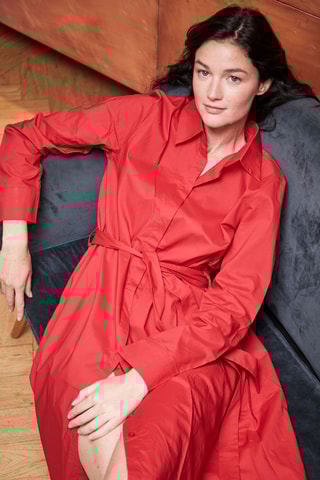 Blouse-jurk Rossie - Rood