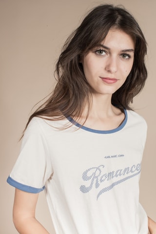 T-shirt Ambiance - Ecru