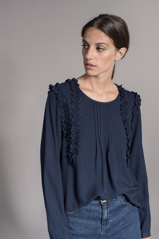 Top Fragola - Marineblauw