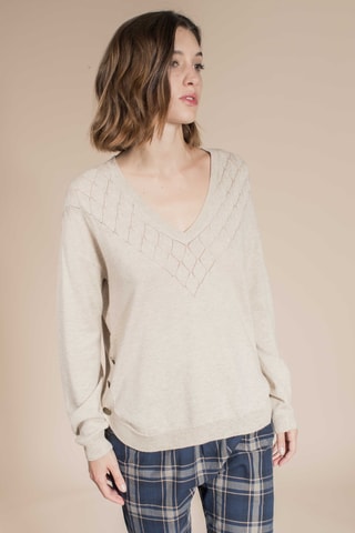Trui Magnolia - Gemêleerd Beige