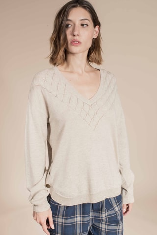 Trui Magnolia - Gemêleerd Beige