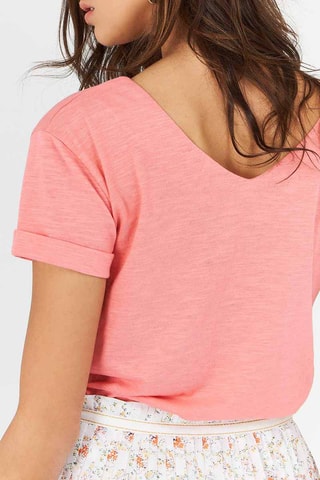 T-shirt Africa - Gemêleerd Roze
