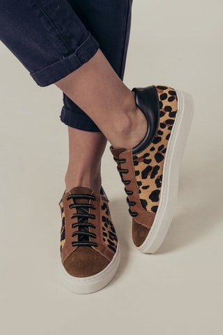 Splitleren Sneakers Helopar - Bruin