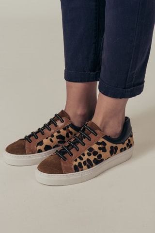 Splitleren Sneakers Helopar - Bruin