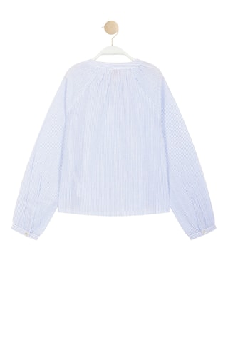 Wijde Blouse Cedaly - Hemelsblauw