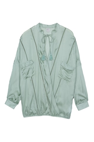 Top Feminine - Zeegroen